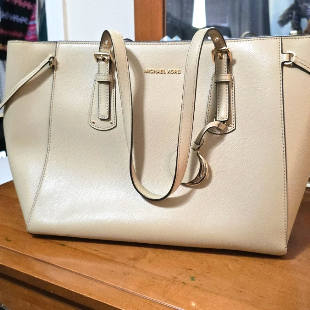 Michael Kors Cream Tote Bag